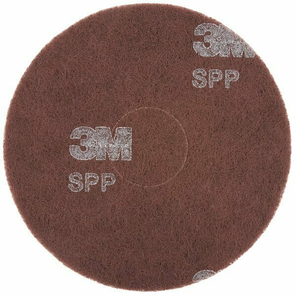 3M 7200 15in Black Stripping Floor Pad, 5PK 399157200BK